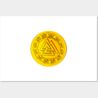 Odin's Gold coin Posters and Art